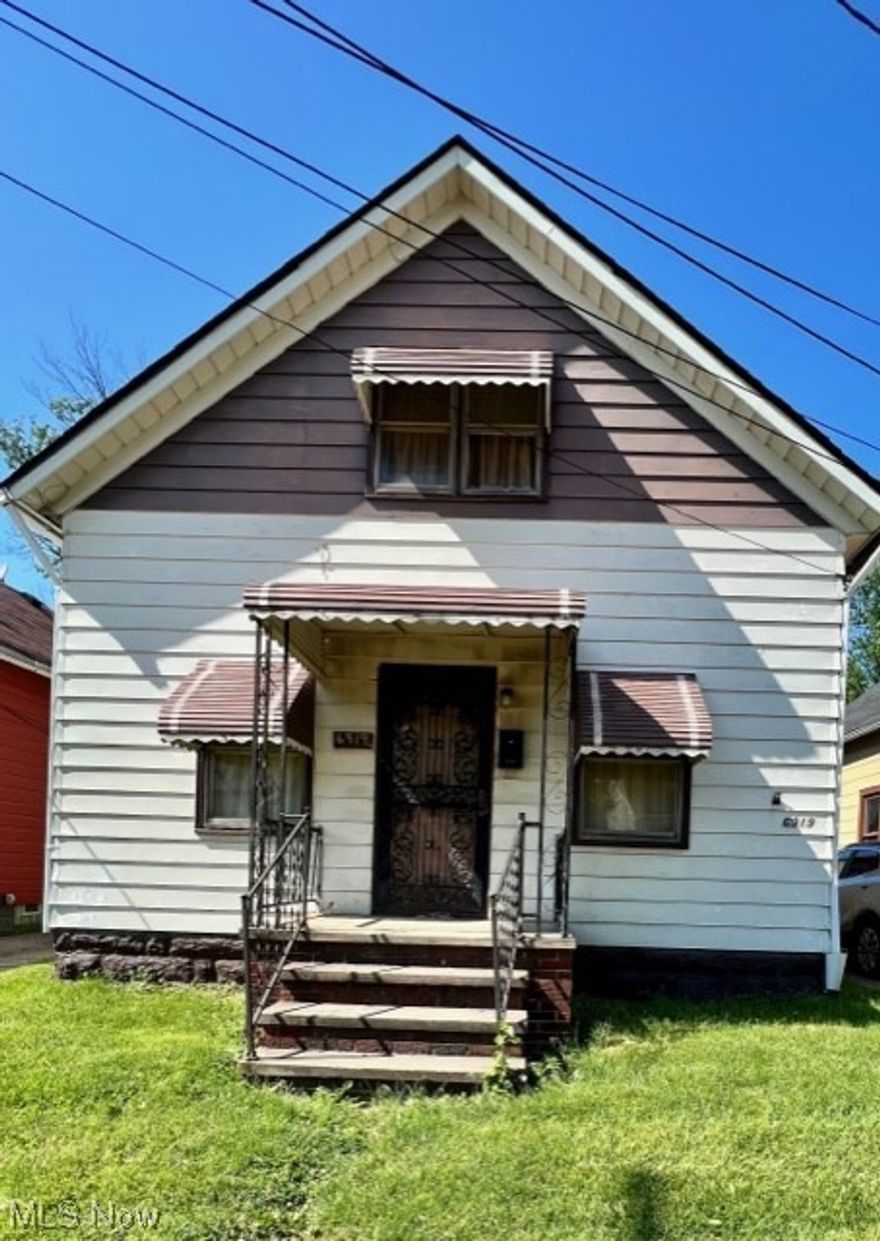 Great opportunity for first time home buyer or investor. Super nice cape cod off of E. 71st. Very nice street. Master bedroom and full bath on main floor. Eat in kitchen and nice size living room. Upstairs there are two good sized bedrooms. Roof is approximately two-three years old (not verifiable). This is an Estate. The Executor NEVER Resided in the home and has no history. There is a deck off the upstairs bedrooms. It needs work. DO NOT GO ON DECK. IT IS NOT STABLE and needs work from underneath to replace or repair support beams. There is a really nice size two car garage. This home is a fantastic opportunity. It is being sold AS IS and no repairs will be made as a result of a private home inspection. CASH or CONVENTIONAL Only.