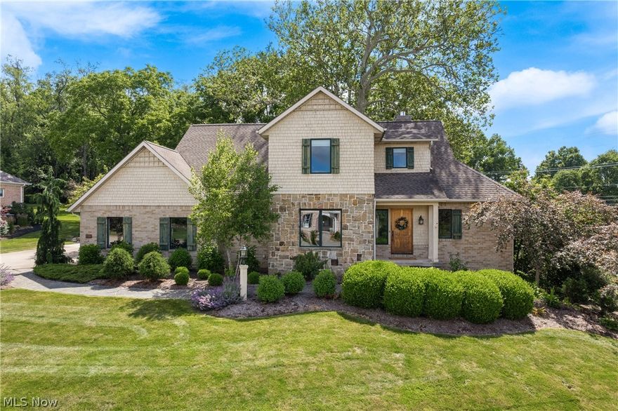 Beautifully updated and meticulously cared for 4 bed/3.5 bath home located in the heart of Jackson Township. This custom built home delivers an open concept and unique features which make it the perfect combination of an entertainers dream yet a cozy family home with a perfect spot for everyone to enjoy. Upon entering the home you are greeted by an inviting foyer with slate floors. The generously sized family room boasts a fireplace, built in bookcases, and exposed rough-hewn beams. There is an enclosed patio/bar located through the family room which offers wonderful views of the professionally landscaped fenced in backyard with brick patio and a covered patio with fireplace. The first floor is also home to a large dining room with wood floors, a well appointed kitchen with island and eating area. There is a vestibule which leads to the primary suite also located on the first floor with large walk in closet and a spa like primary ensuite. The office is located just a couple steps up from the foyer and is the perfect location for working from home or a homework station. The second floor is home to three large bedrooms and a hall bathroom with double vanity. The finished lower level is the ideal spot for family and entertaining. There is a large family room, a walk up bar and lounge area, a game room or exercise area and full bathroom. The owners have added a oversized detached garage and a basketball court as well. This home has somethng for everyone. Call me today to schedule a private showing of this truly amazing property.