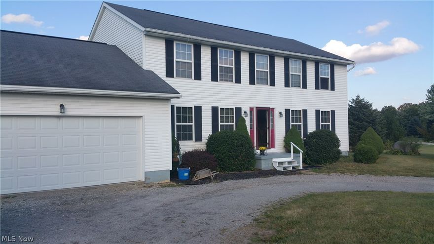 Welcome to 3556 Manchester Ave! This well kept colonial sits back off the road on 2.8 acres, mudroom off garage and first floor laundry. 4 large bedrooms including a master with private full bath and large walk-in closet. Two out buildings, one is 2 year old storage barn perfect for tractors, toys, playhouse, etc. Huge deck overlooks backyard and the hills behind. Wonderful views. Call today!