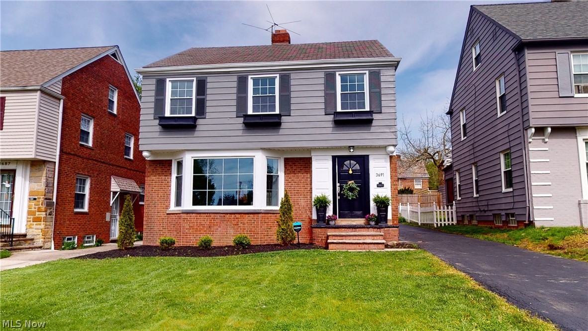 Stop the music, this Shaker beauty is the last house you will need to see! Freshly painted and landscaped all the way around inside and out! The moment you enter thru the front door you can feel no expense was spared to bring this charming colonial to life again. The wood floors and built in shelving were preserved and the fireplace is a stunning focal point. Say goodbye to a few walls, add a few windows and the brand new, reconfigured kitchen has given this traditional layout an open and modern flare! Bright, white, soft close cabinets galore, bounds of tasteful granite counters, subway tile backsplash, stainless, farmhouse sink and stainless appliances including a large 6-burner gas stove make this a cook’s dream. Pull up a stool at the eat-in kitchen bar or enjoy your large dining area with french doors that flow to the open veranda. The layout of the first floor is open and spacious for easy living and entertaining. Upstairs you will find 3 large bedrooms and wood floors throughout