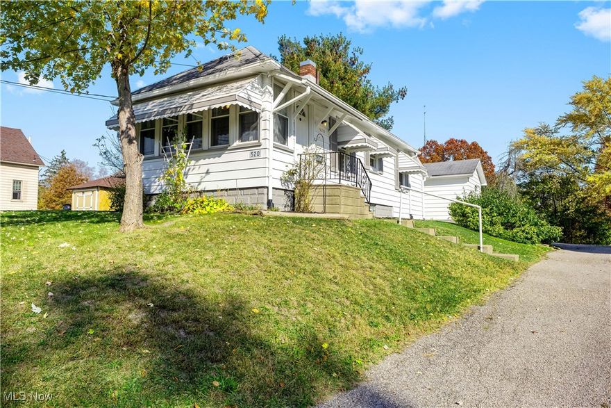 East Palestine, OH - This charming one bedroom, one bath home offers a living room, sun room, eat in kitchen with plenty of cabinetry, a breezeway and a one car garage. This abode might be perfect for someone just starting out, someone downsizing, or for an investor! While touring this home you will be pleasently surprised at the number of windows which allow an abundance of sunlight to stream into every room!   This home sits on a small lot and will appeal to anyone who prefers spending their free time doing things they truly enjoy! Bedroom, bathroom and breezeway are three steps below the main living area. Updates include: Basement painted Oct. 2024, exterior painted 2023, gas water tank 2022 and furnance and central air conditioning installed in 2013. East Palestine, OH is located approximately 25 minutes from Youngstown, OH, 1 hour from Pittsburgh, PA, 35 minute from the Pittsburgh International Airport and less tha 1.5 hours from Cleveland, OH.  Don't hesitate, call and make your appointment today to tour this adorable little home!