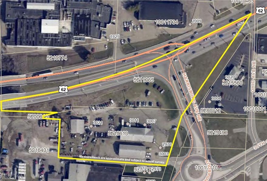 Commercial Real Estate Complex Zoned I-1 Light Industrial, 4.24 Acres, Plain Twp., Stark County, Ohio, Income-Producing Plus Billboard Lease, Good US Route 62 Exposure. Live Auction with Online Bidding Available. ABSOLUTE AUCTION, all sells to the highest bidder on location. ONLINE BIDDING BEGINS FRIDAY, APRIL 11, 2025, at 12:30 PM, and AUCTION LIVE ON-SITE BIDDING WILL BEGIN MONDAY, APRIL 14, 2025, at 12:30 PM. 12Property includes 3 separate buildings, a paved parking lot, some fenced parking, billboard with existing lease of $800 per month, a car lot $1,500 per month, a carpet store $1,200 per month, a storefront $1,500 per month and the back building (former garage) $800 per month. All tenants are month-to-month and have been there long-term. Stark County Parcel #5215613, 5200646, & 5211365. Additional features include public utilities, high traffic count, and all buildings are either brick or block. Please contact the auctioneers for all inquiries.
