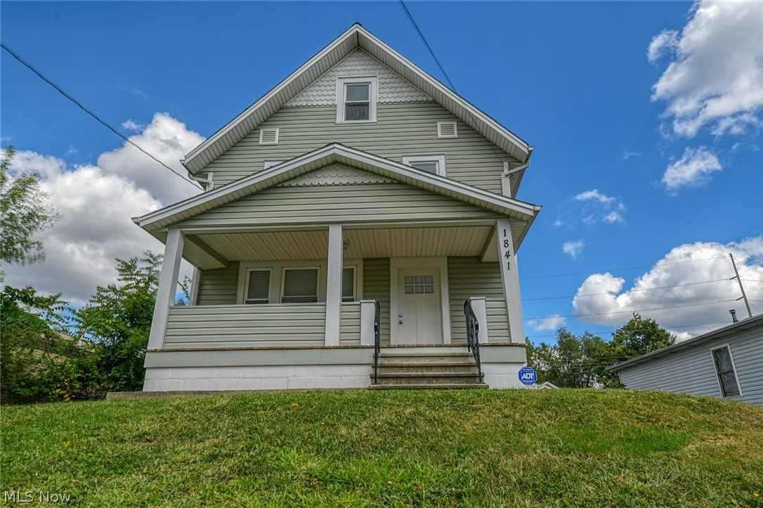 Check out this beautifully updated home with top to bottom renovations! Enjoy not one but two gorgeous porches that have been completely redone. Enter into the kitchen and notice that the first floor has all new vinyl plank flooring throughout, all new doors, new windows and brand new LED lighting! The kitchen has gorgeous soft close cabinets, recessed lighting, granite looking countertops, a huge stainless steel sink with a large window, new stainless steels appliances and a built in microwave. The dining room has a nice sized pantry that was just recently added. The living room offers great lighting and openness. The half bath on the main level has also been recently added and is gorgeous! When you walk up the stairs, you will be pleasantly surprised by the nice wide staircase! The 3 bedrooms on the second floor are great sizes. They all have brand new carpet, fresh paint, new windows and doors! The full bathroom on the second floor is large and everything is brand new. Up to the t