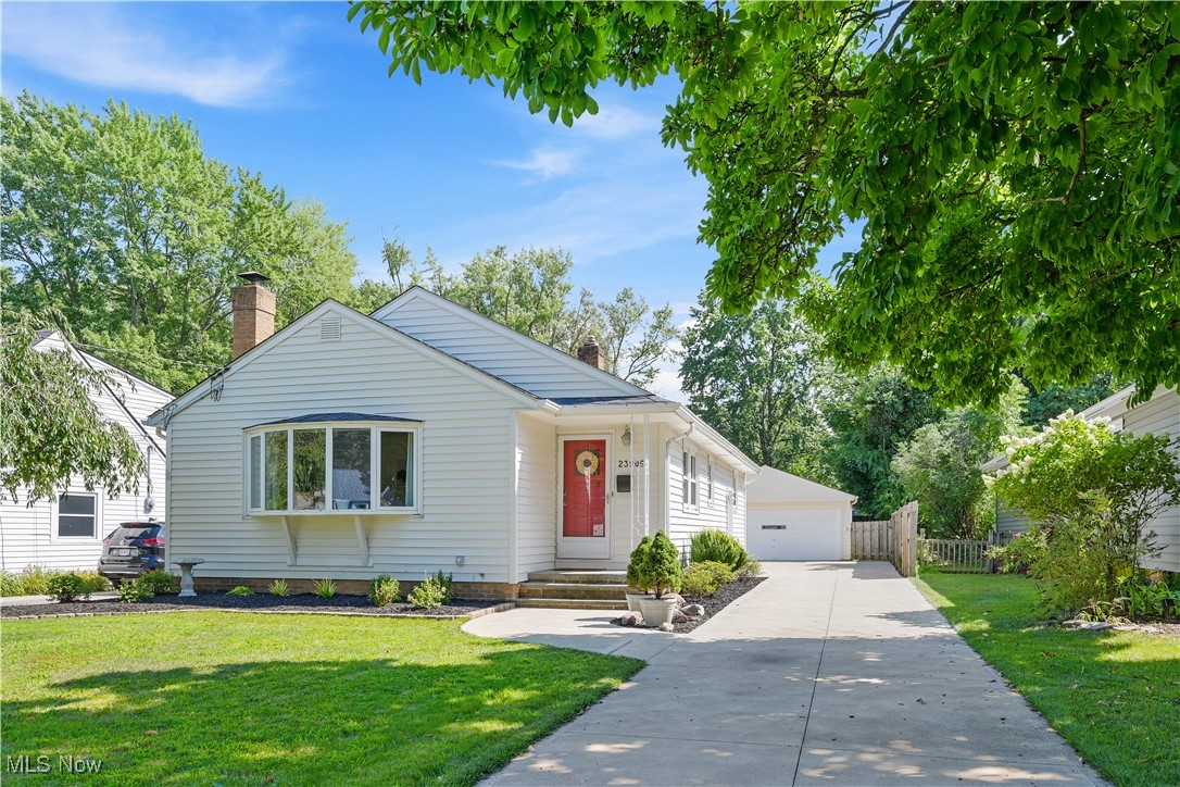 Meticulously maintained and truly loved ranch! As soon as you walk through the front door, you will fall in love with the open concept, hardwood floors, large kitchen and the living room with a wood burning (gas ready) fireplace. Keep going- freshly painted throughout, three large bedrooms, an updated full bath, lots of storage, and a full finished basement with an additional full bath, office and work out area. Now to the yard- beautifully landscaped, large (50x250), new driveway, two car garage, garden area, and the best- a stamped patio and covered area. You must check it out! Call today for a private showing