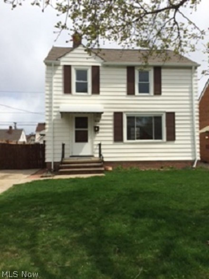 This charming colonial is move-in condition and priced to sell. Fresh neutral paint and all hardwood floors recently redone. Partial finished basement with glass block windows. Half bath in laundry area. Fenced yard (back of fence belongs to back neighbor. This is a must see.