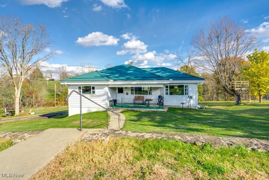 Welcome to 161 Ridgeway Rd – a move-in-ready ranch on nearly an acre surrounded by peaceful countryside!
This beautifully maintained 3-bed, 1-bath home offers a bright, open layout with large windows, refinished hardwoods, and a warm, inviting atmosphere. The spacious kitchen features updated cabinetry, a new barn-door pantry, and plenty of space for dinner with the family.

Recent updates include: new bedroom carpet (2023), refinished hardwood floors (2023), updated flooring throughout all living areas (2023), fully remodeled bathroom with new walls, tub, shower, toilet, and vanity (2023), interior paint throughout home and garage (2023), and a newer metal roof (2018). The septic system was replaced (2021), and radon remediation installed (2021). Additional improvements include a new stove/oven, painted cabinets, added tractor shelter, treehouse, and chicken coop.

The walk-out lower level adds valuable living space, featuring a wood-burning heater and room for an office, rec area, or guest suite. The exterior offers a covered front porch and a large, open yard with mature trees — perfect for kids, pets, or outdoor entertaining.

Utilities: AEP electric, Jefferson County Water & Sewer District, Culligan of Dover water filter & softener rental, Kimble trash, and Xfinity Internet.

Enjoy the best of quiet country living with modern updates and convenience — just minutes from local amenities.
Schedule your showing today!