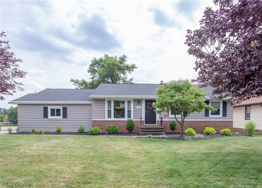 What an incredible find! You'll appreciate the amazing location for this well cared for ranch home. Situated directly across the street from Independence Middle and High schools, near the civic center and library,  you'll enjoy front row seats every year for the stunning 4th of July Fireworks display! Kitchen features gorgeous wood cabinetry and flows into a breakfast nook overlooking the spacious deck and back patio. For more formal occasions, the larger dining area will accommodate all of your guests.  The living room features a decorative brick fireplace. Family room offers a half bath for your guests as well as direct access to the attached 2 car garage.  The spacious lower level rec room, utility room and shed in the backyard ensure you will not have any issues with storage. Additional full bath with shower can be found in the basement as well.  Updates include: new windows, new doors, ceiling fans, updated electrical,  remodeled main bathroom, new carpet in family room and master