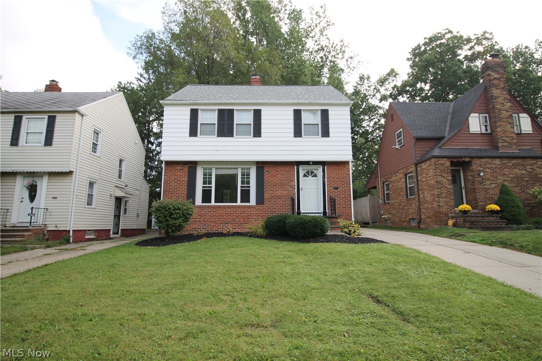 Wow! Welcome home to this charming updated three possibly four bedroom, one and half bath colonial home. The open floor plan just flows seamlessly between living room, dining room which have new hardwood floors and kitchen. The living room has a fireplace with glass cover doors and a mantle. Also has a large bay window to let the natural light to shine through. The dining room is open to the large stunning updated kitchen with abundant of oak cabinets, countertop range, stainless refrigerator, backsplash, ceramic tile flooring. There are Pennant lights over the island. A bright, updated half bath with new tile floor with wanes coating concludes the first floor; then continue upstairs to three large bedrooms with new carpet 2019 and a full remodeled bathroom with new glass door on the shower. The large master suite offers double closets. There is a third finished level w/updated laminate flooring and could be used as another bedroom, office, playroom etc. The partially finished basem