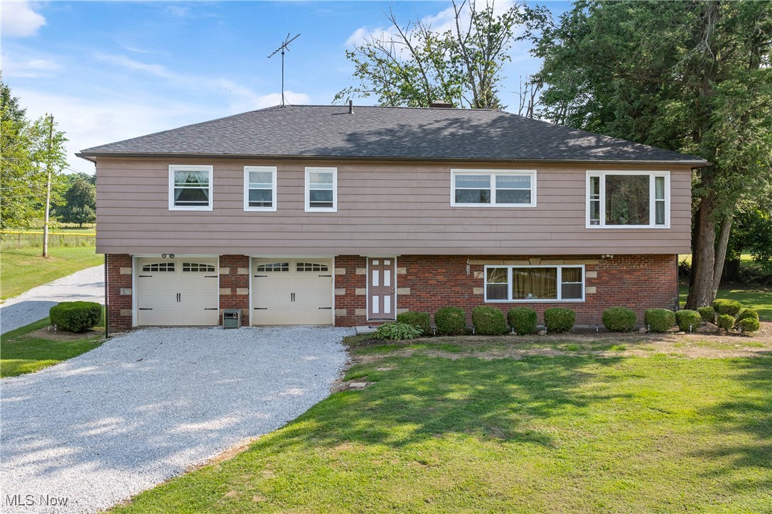 Welcome to your private retreat on 1+ picturesque acres in the heart of Green! Property is perfect for redevelopment with an additional 2.57 acre. Can be divided into 1/2 acre lots (5 parcels).
This beautifully maintained three-bedroom, two-bath home offers the perfect blend of comfort, charm, with updates. Step inside to discover an open-concept main floor with seamless flow between the kitchen and living areas with a handsome brick fireplace to cozy up to on those cold winter nights—perfect for both everyday living and entertaining. Large windows throughout frame stunning views of the surrounding landscape and fill the home with natural light.
Character abounds with exposed original wood beams that add warmth and timeless appeal. The newly finished walk-out basement provides a spacious bonus area ideal for entertaining.
Enjoy visits from local wildlife right from your backyard with a stocked pond for fishing or just relaxing and appreciate peace of mind with updates including insulated garage doors, a brand-new roof, and underground utilities.
Don’t miss the opportunity to own this serene slice of nature just minutes from everything Green has to offer!