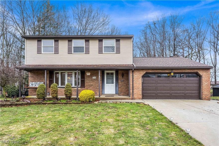 Situated in Sassafras Estates - one of the most COVETED developments in all of Parma..this home has it all..WOODED VIEWS from the back deck, a NEW ROOF, 3 bedrooms w/ MASSIVE primary suite, 2 FULL bathrooms and 1 half bathroom, WALK OUT BASEMENT, 2 car ATTACHED garage...the list goes on. 7216 Langerford Dr will not disappoint. The first floor offers 2 large living spaces (one w/ a fireplace), dining area, half bathroom, and kitchen w/ ample counter + cabinet space. Upstairs you will find your primary bedroom (originally 2 separate bedrooms that were combined to create one primary suite w/ WALK-IN CLOSET), 2 additional bedrooms, and 1 FULL bathroom. The basement has 1 full bathroom, walk-out to the backyard, and plenty of space to finish to your liking...Other improvements include a NEW GARAGE DOOR, new flooring in the foyer/kitchen, and fresh paint on most of the first floor...Seller is providing a home warranty for peace of mind...schedule your showing today!