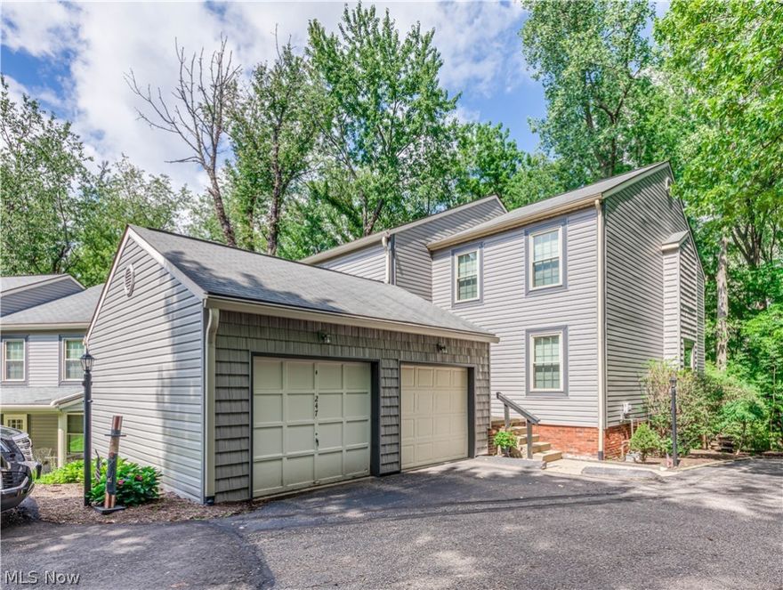 Why rent when you can buy!  This 2 bedroom, 2 1/2 bath condo is a great find!  Located in the small condominium community of Shoreview Ridge, it's a short walk to Sippo Lake Park Marina and the walking trail around the lake.  Enter into the foyer with newer LVT flooring, then step into the well appointed kitchen.  The open concept dining/living room allows plenty of space to entertain guests.  A powder room rounds out the first floor.  The second story has 2 generous sized bedrooms with walk-in closets.  The primary bedroom has its own access to the bathroom.  The lower level offers a finished rec room with a second full bathroom.  With the wooded surroundings and fresh landscaping you'll feel like you are away from it all even though you are in close proximity to shopping and dining!