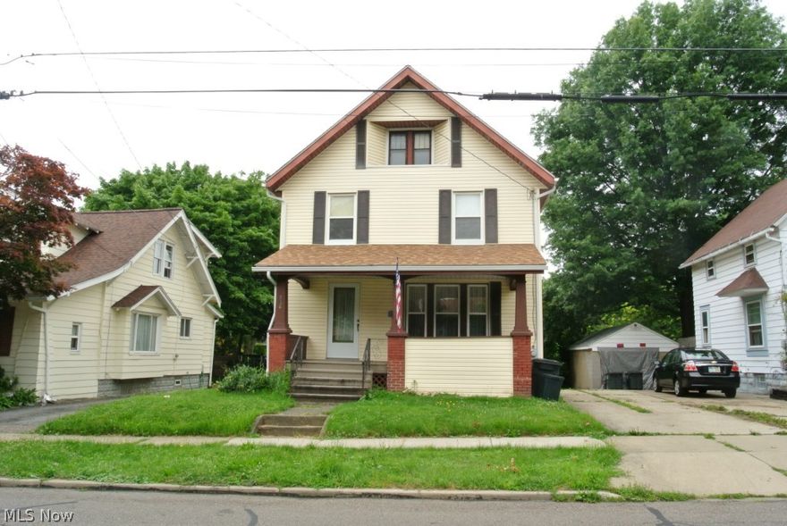 Kenmore 3 bedroom colonial with 2 full bathrooms. Covered front and back porches. Hardwood throughout, newer kitchen, windows, siding and roof. Finished attic. Home Warranty! Deep lot.