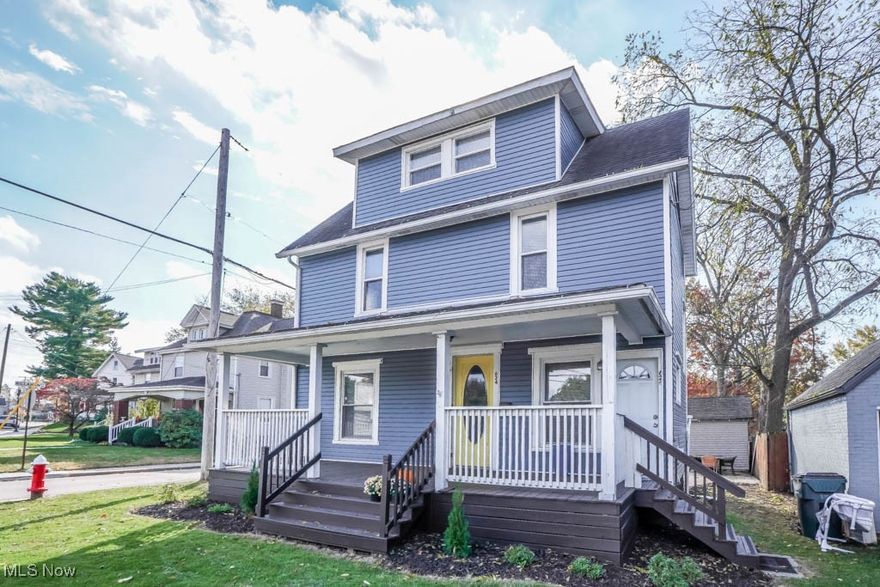 Investment opportunity in a prime North Canton location! This two story duplex is an excellent addition to any portfolio, or a smart choice for an owner occupant looking to offset the mortgage with rental income or live close to family. The lower unit includes one bedroom, while the upper unit offers three bedrooms.

Updates include a new furnace, A/C, hot water tank, kitchen cabinets, countertops, bathtub, bathroom vanity, toilets, faucets, lighting, wood front porch, appliances, front and back doors, and refinished hardwood floors, all completed in 2019. In 2025, the home received new siding, fresh interior paint, and outdoor stain, giving it a clean and refreshed look inside and out.

Additional highlights include a detached garage, plenty of parking, and a nice yard space. The lower unit could bring in around $800 per month, with the upper unit at approximately $700. Conveniently located near shopping, dining, and Walsh University, it’s an ideal setup for steady rental income and long-term value. Here’s your chance to choose your tenants and set your own lease terms!