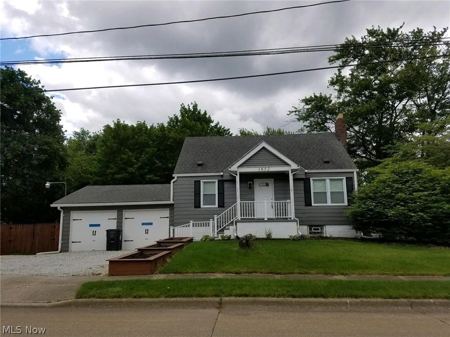 Updated cape on large corner lot