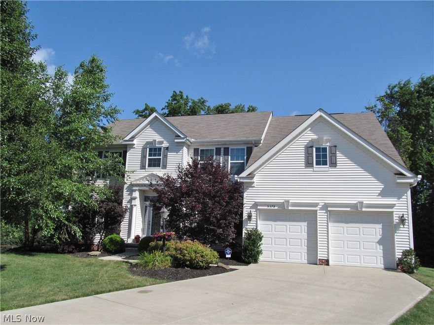 Be first or be sorry! Easy to show! Original owner home! This nicely upgraded 4 bedroom, 2.5 bath colonial home is located on a quiet cul-de-sac street. Only 11 years young! Entertaining deluxe kitchen features upgraded cabinets, granite tops, maple wood floors, island breakfast bar, pantry, desk, track lighting, 2 ovens and a slider leading to the backyard. 2 story great room boasts a wall of windows, gas log fireplace, custom shelving and a 2 foot extension with TV outlet points above the fireplace. Formal dining room. First floor home office or library includes french doors. 2 story foyer. Sun room with maple flooring and additional windows. First floor has 10 foot ceilings. Owner suite includes double doors, full bath and walk in closet. All good size bedrooms. Main bath features his and her sinks. Front grand glass door entrance. Neutral colors throughout. First floor laundry room. Two stair cases leading to the second floor. Huge walkout basement with windows and is pre plumbed f