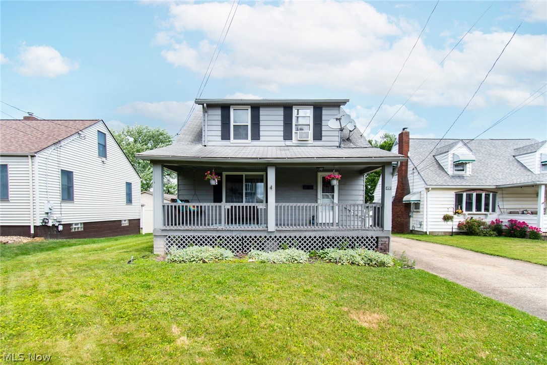 Welcome to this charming two-story bungalow, built in 1916 and nestled in the heart of Struthers. This beautiful residence boasts three spacious bedrooms and 1 1/2 baths, perfect for comfortable living. As you approach you'll be greeted by a delightful front porch, ideal for relaxing and enjoying the neighborhood. Inside, you'll find the bright living room, expansive dining room and updated kitchen. In addition, the full basement offers ample space with potential for various uses, and also includes an extra half bath and laundry! The back yard, with fire pit and deck, is the perfect space to hang out on those cool Ohio nights. Schedule your showing today!