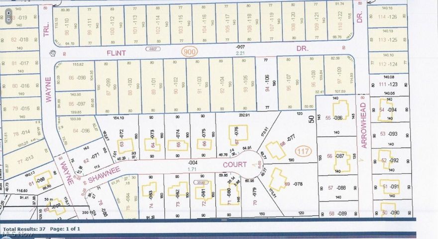 Located in Historic Vermilion Ohio, The Estates at Indian Ridge is a fully amenitized community. There are 38 developed lots that have immediate permit availability, and an additional 14.75 acres of undeveloped land. The Estates at Indian Ridge offers a critical mass in the western Lorain County sub-market. The community is across the street from several marinas (Vermilion boasts over 3000 boat slips with access to Lake Erie), and the community center includes an indoor swimming pool plus an outdoor playground and tennis court. The HOA restrictions include an 1800 sq. ft. minimum. The typical lot is 80' x 140' or 80' x 190'. The undeveloped land is zoned R4 and is preliminarily designed for over thirty (30) 80' single family lots. Utilities are adjacent to the property.