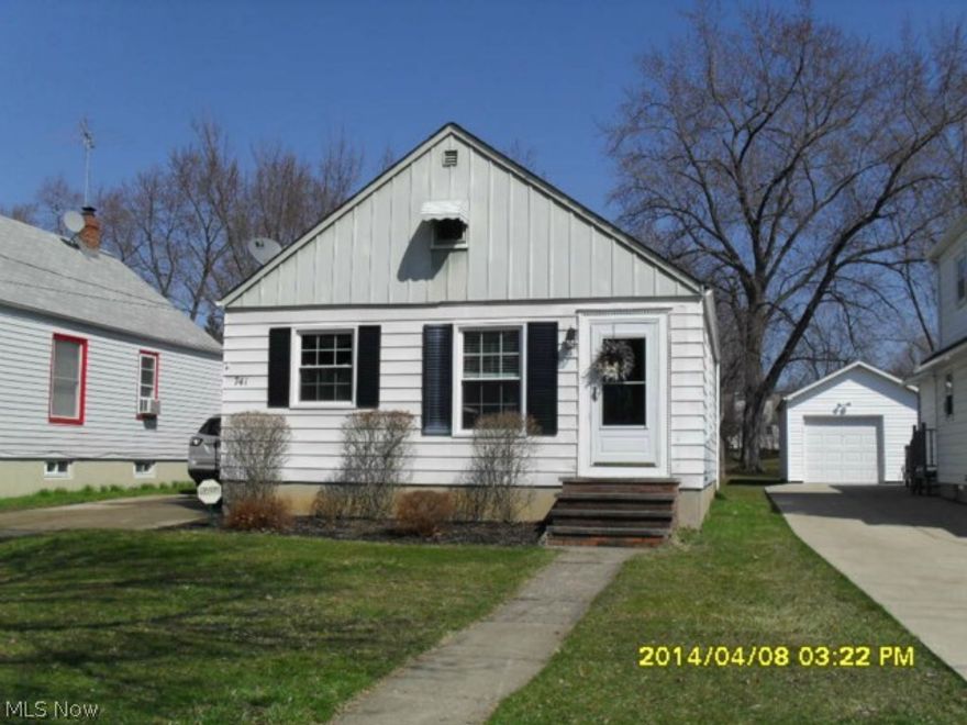 Updated and Violation Free Bungalow - First floor feathures eat in kitchen with all appliances and hardwood flooring, Living Room with hardwood under the carpet, 2 bedrooms with hardwood and a Totally updated full bath - second floor is a larger bedroom with carpet - basement has been waterproofed with a sump pump and laundry area with washer and dryer included - Updates to this lovely home include carpet in 2007, hot water tank in 2009, hardwood 2009, updated bath 2009, basement carpet 2011, central air 2013, windows 2013, electric 2013, front and side entry doors replaced, roof 2008 - private back yard with patio - one car detached garage - Enjoy this move in ready bungalow