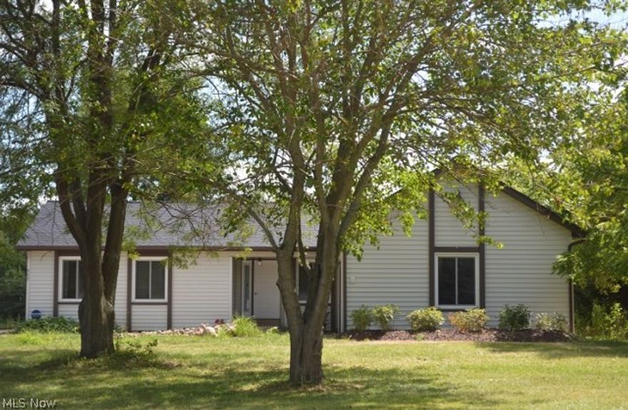 Wonderful ranch on 1.6 acres. This three bedroom, two and one half bath home is on a quiet country road. All appliances remain in the roomy  eat-in kitchen.  Large shed is available for additional storage.  A generous three season room offers plenty of sunlight and gas heater for cooler months.  Wood burning fireplace in spacious family room.  Heated 2 car garage.  New well pump, May 2015.  Don't miss out on this move-in ready home.