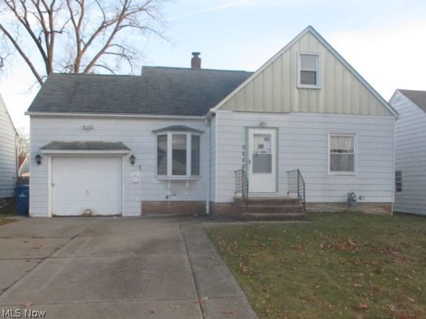 Nice Cape Cod featuring over 1714 sq ft. of living space. 3 nicely sized bedrooms with hard wood flooring. Bay window in dining room brings in the natural sunlight; spacious living room.  Kitchen provides ample cabinetry.  Partial finished basement with full bath for added living space.  Great area with lots of charm and character.  Deep back yard for gardening or great for pets as back yard is fenced in.  Add your decorating ideas and make this your home.  Schedule your showing today!!