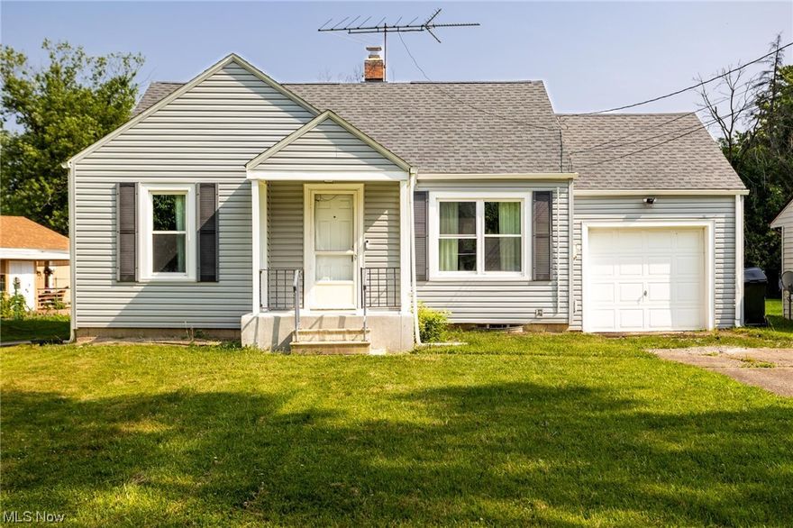 Charming 2 bedroom ranch home with large backyard and a convenient location! Generous sized living room and eat-in kitchen. This home features some nice, newer updates including a dimensional shingled roof, vinyl siding, boiler, basement dug out/sealed and inside reinforced, refrigerator, stove, and some fresh paint! Just waiting for you to call it home!