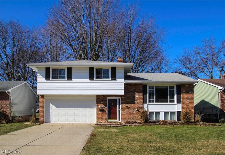 Well maintained split in the sought after ABC Streets of Solon. Bright, updated and spacious, this is the home you've been looking for! Updates include renovated bathrooms, newer stainless steel appliances, finished lower level, whole house insulation, heated garage, new AC, new electrical panel, new HWT and so much more! Upon entry you are greeted with a bright and spacious living room complete with newer windows and wood-like vinyl flooring. The open kitchen features newer flooring, appliances, faucet and overlooks the dining room. This level also features a renovated half bath. Upstairs you will find a master suite complete with a newly designed master bathroom. The master bathroom features his and her sinks, a tiled shower with rain head and a great sized closet! Also on the this level are 2 additional great sized bedrooms with hardwood floors and a newly renovated hall bath! The lower level has recently been finished and features wood-like vinyl flooring and loads of built-in. Als
