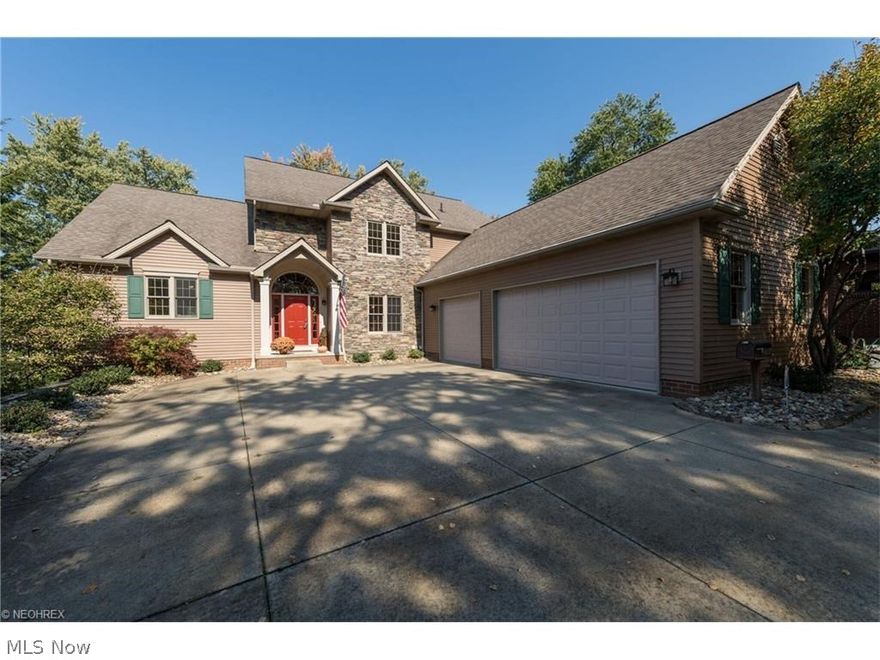 Premier Real Estate Auction/Lake Cable. Saturday May 20, 2017 @ 11AM. Open House Dates: April 23, 29, 30, May 6, 7 & 14(Sat. & Sun. 12-2)Welcome to everything Lake Cable living is meant to be. Experience breathtaking water views of the Northbay and Channel from this 5 bedroom 3 & half bath lakefront home designed for entertaining & enjoying life. Impressive foyer leads to the 2story great room with stone fireplace & window wall to enjoy the views year-round. Open plan allows access to the Formal dining room or the well appointed kitchen complete with natural cherry cabinets, granite counters, stainless steel built-in appliances & generous island/serving bar. Triple French doors from the dinette lead to the inviting deck & outdoor living with lower level patio & fire pit. First floor owner's suite offers spectacular lake views, vaulted ceiling, generous walk-in & add'l closet space, plus a luxurious private bath. Upstairs bedrooms share a Jack & Jill bath plus a bonus loft area. Walk-ou