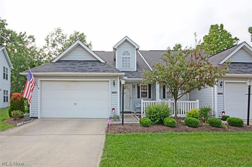 Wonderfully updated three bedroom townhome in Cinnamon Woods! Well maintained with neutral décor and newly updated hardwood flooring throughout the first floor! This townhome is move in ready! Open floor plan with vaulted ceiling and fireplace. Spacious, eat in kitchen with all new stainless steel appliances that stay. First floor master bedroom offers private bath and walk in closet. First floor laundry room. Second floor has two more bedrooms or one bedroom and a loft open to below, you choose! Plenty of storage space. Two car attached garage. Front porch and private back patio. The perfect place to enjoy the outdoors. Close to highways and shopping!