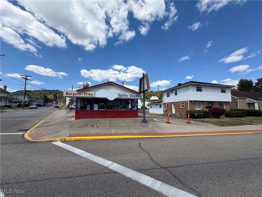 Commercial opportunity in the heart of Shadyside just off the highway. Sitting within close proximity of sports complexes, apartment, buildings, homes, businesses, and schools with open lunch sits a formally successful seasonal Dairy Queen franchise that could with no corporate restrictions. Parking lot is fully paved and has a drive-through with a working speaker system.