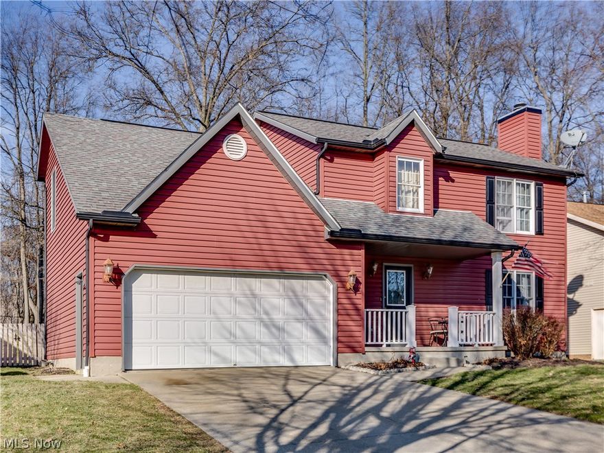 Welcome home to 1975 Cherrywood Lane in Ellet. This is a wonderful four Bedroom , two and 1/2 bath colonial that was built by Touchstone Builders. Home offers newly installed ceramic tile, laminate, and engineered hardwood flooring throughout. Home has been professionally painted throughout and has breath taking lighting. Spacious second floor master suite and master bath with shower and garden tub is a great relaxing get a way. Eat-in kitchen has sliding glass doors to your deck leading to a beautiful back yard that is great for entertaining guests or a great space for some quiet time. Backyard is fully fenced in offering privacy on both sides and woods in the back. You don't want to miss your chance to own this gorgeously renovated home. Contact the listing agent today for your own private showing.