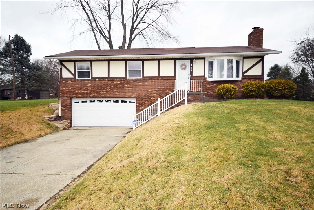 Beautiful Raised Ranch located in Pleasant Hills Estates in Green. Bay window and attractive wood-burning fireplace in the living room make for a bright and welcoming entrance. Updated kitchen with breakfast bar and open to large dining area. 3 bedrooms on first floor including master bedroom with master bathroom with shower. Family room located on the lower level. Possible 4th bedroom or office located off the family room. Full privacy fence in the backyard. No worries as this home comes with a 1-year Warranty through America's Preferred. New flooring in the bedrooms and kitchen, bathrooms have been redone. All the work has been done and is ready for you to move in. Truly a must see and will sell quickly! Call and schedule your showing today!
