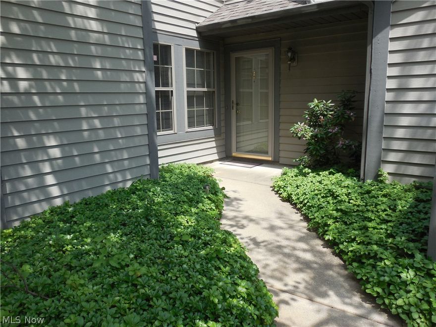 Wow! Looking for a well kept ranch style condo in Arrowhead Bay? Check out this excellent unit. Placed within feet of the gorgeous inground pool, this unit has many nice features! Beautiful newer 12x12 trex deck off the back glass sliders done 2015. Cute front porch tucked out of sight as well to relax on. Inside, like new carpeting done in the dining and the living room in 2016. Open floor plan concept. Ceramic tile foyer has entry to the dining or leads to the kitchen, The kitchen has all nice cabinetry and counter space, and all appliances stay (fridge 2015, electric stove 2014), and dishwasher. Pantry. Laundry room comes with newer washer & also an electric dryer. Extra cabinets make storage a dream. The master bedroom has a vaulted ceiling, walk in closet and master full bath with tub shower combo, over-sized vanity and a skylight on the vaulted ceiling. The 2nd bedroom is large, has its own walk in closet & is next to the 2nd full bath, this bath has walk in shower & over-sized v