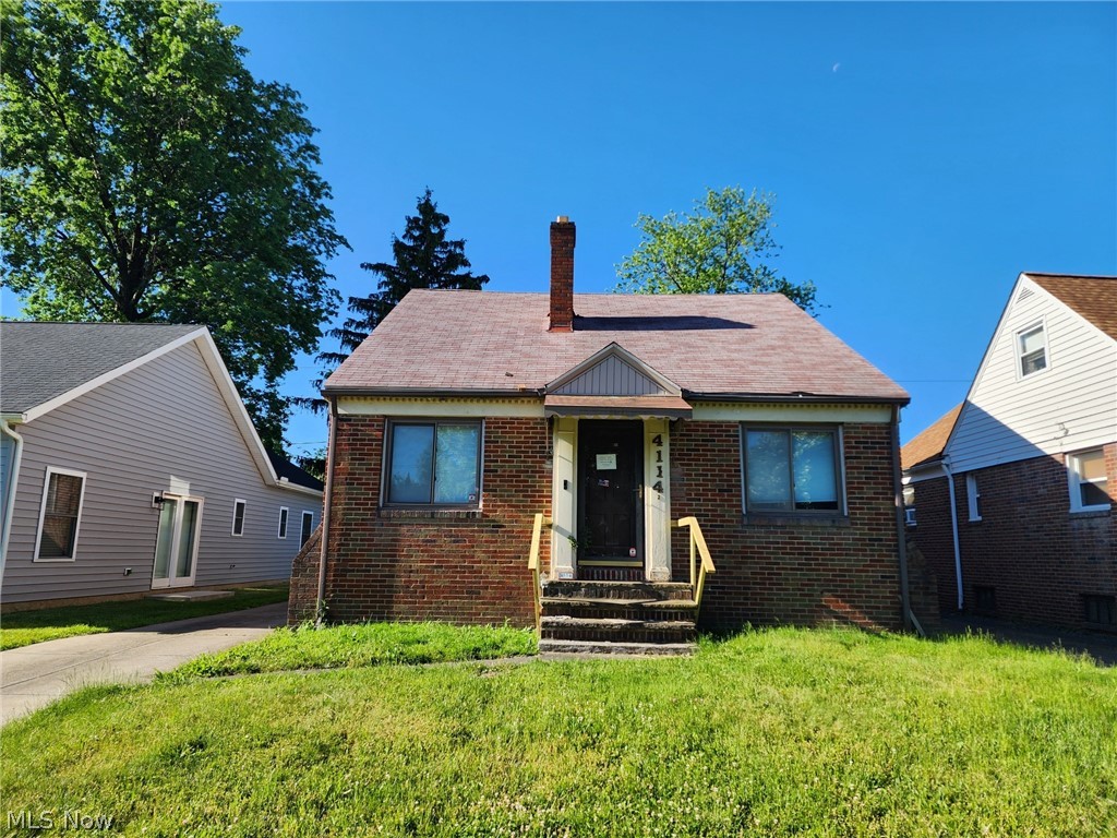 Brick Cape Cod home in a desirable neighborhood. Needs some TLC, but a great opportunity to make it your own. Property is sold as-is without any warranties or disclosures. Come check this one out before it is gone!