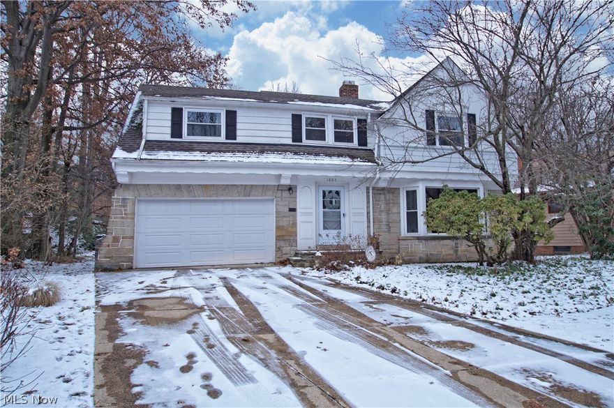 Spacious home with ample yard!  This move in ready home has everything you may need, including 4 ample bedrooms, master en suite full bath, and a finshed lower level!  Hardwood floors can be found on both first and second floors.  Ample living room with bay window allowing for great natural light and enjoy the fireplaces for cozy evenings.  Full size dining room leads to addition that can be used as den/office/sun room/family room/ anything you can dream of.  Sliders off this room leads to huge yard with mature trees and patio.  Eat in kitchen  nook comes equipped with all appliances and has adorable eat in area with built in cabinets.  The first floor is finished with drop zone area leading to garage and an updated powder room for guests.  All bedrooms can be found upstairs and are ample in size.  The master has a rare full bath that has been fully updated as well.  The lower level is finished with another fireplace and room to entertain, relax or play.  This is one of kind!  Close to