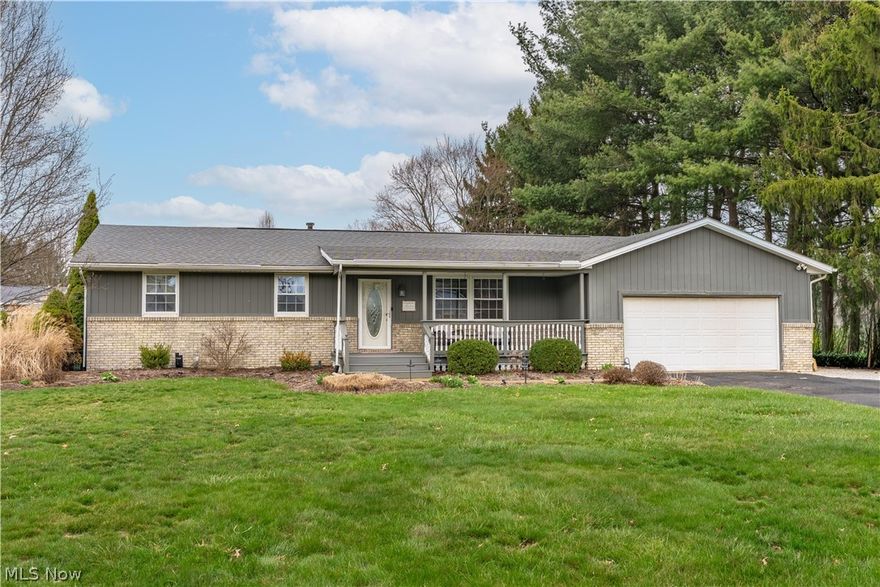 Welcome home to this beautifully maintained 3 bedroom, 2.5 bath ranch located in the desirable Heatherwood Knolls neighborhood of Jackson Township. Offering 1,460 sq ft of comfortable one floor living and situated on a spacious 0.42 acre lot, this property blends charm, convenience, and value.  Step inside to an inviting floor plan featuring a bright living area, a cozy fireplace, and a functional layout ideal for everyday living. The gas heating and central air ensure year round comfort, while the partially finished full basement provides additional storage, recreation, or hobby space.  The home offers three well-sized bedrooms and 2.5 bathrooms, including a conveniently located half bath off the main living area. There is an additional 600+ sq ft in the lower area for a recreation room.  A large attached 2 car garage and wide driveway provide plenty of parking and storage.
Outside is where this property truly shines. The backyard is an entertainers dream, featuring a beautiful 20x 40 inground pool, a large patio, and a covered gazebo creating the perfect setting for relaxing, hosting gatherings, and enjoying warm Ohio summers.  Pool is heated and liner was replaced in 2024.   The property sits in a quiet, established neighborhood just minutes from shopping, parks, dining, and highly rated Jackson Local Schools, including Amherst Elementary, Jackson Middle School, and Jackson High School.  Whether you're a first-time buyer, downsizing, or searching for a move-in ready home in Jackson Township, 7731 Brunswick Cir NW offers exceptional comfort, convenience, and value.