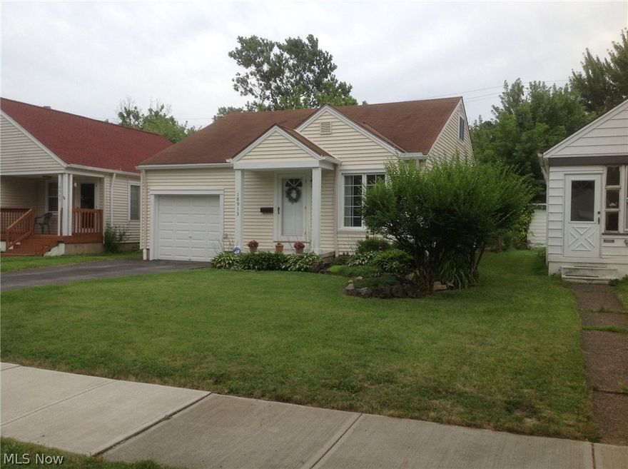 Adorable West Park Cape Cod with great curb appeal, super clean and neat and a pleasure to show.  Recent updates include new carpeting, newer vinyl siding and new bathroom (Nov 2017), and freshly painted.  Appliances stay. Four generous-sized bedrooms.  Master can be on 1st or 2nd floor.  Much larger than it looks--over 1,300 square feet. Lovely fenced in yard.  Great location and conveniently located near I-480 and I-71,  and minutes from Metro Parks, Kamms Corners and Great Northern.  Call for appointment today.