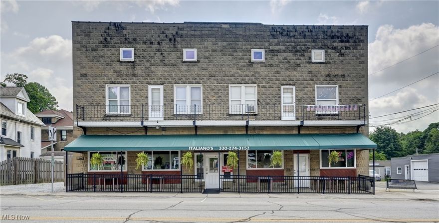 COMMERCIAL REAL ESTATE AUCTION - WEDNESDAY DECEMBER 3rd @ 1pm. 

Great Opportunity to purchase a Historic (former Ford Model T production facility) Mixed-Use Commercial Property in the Heart of the village of Mantua Village. This historic mixed-use property features a fully equipped restaurant space on the first floor (formerly Italiano’s Pizza & Catering), complete with dining area, outdoor patio, D1 liquor license, and located within Mantua’s DORA (Designated Outdoor Refreshment Area) district. All restaurant equipment and inventory included—ready to open immediately. The first floor also includes four large garage buildings in the back, all presently leased for additional revenue. The second floor of the building offers four residential apartments((1) two bed, (3) one beds), two have long term tenants, one is rented as a short term rental (Air BnB/VRBO), and the other the owner lives in, so they are currently generating consistent rental income which could be improved. This property is perfect for owner-operators, investors, or entrepreneurs seeking a unique, income-producing asset in a growing community in Portage County just minutes from I80 turnpike. Don't wait!, take advantage of this Income-generating investment property with multiple revenue streams.

Bidding to be live and onsite w/online bidding available. All information contained herein was derived from sources believed to be correct. Information is believed to be accurate but not guaranteed.