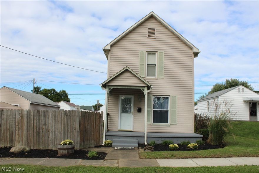 Nice two-story home in Coshocton featuring a large living room, formal dining room, kitchen with appliances included, spacious full bath, and two bedrooms upstairs. Private yard and large concrete pad in the rear for ample parking. Call today to schedule a time to see this home!