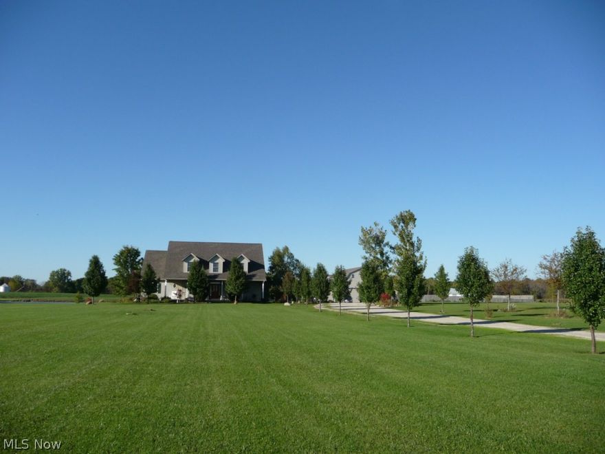 Unique country estate in Sullivan. Spacious 3700+ sq ft cape cod situated on 5.6 beautiful acres! Features include 5 bedrooms, 3.5 baths, eat-in kitchen with island, formal dining room, family room, first floor master suite with glamour bath, jetted tub & walk-in closet, first floor laundry, oversized 2 car attached garage, geothermal heat, porch, patio, stocked pond and more. Incredible 64 x 72 newer barn/outbuilding perfect for tractor, RV or boat storage including a heated game room.