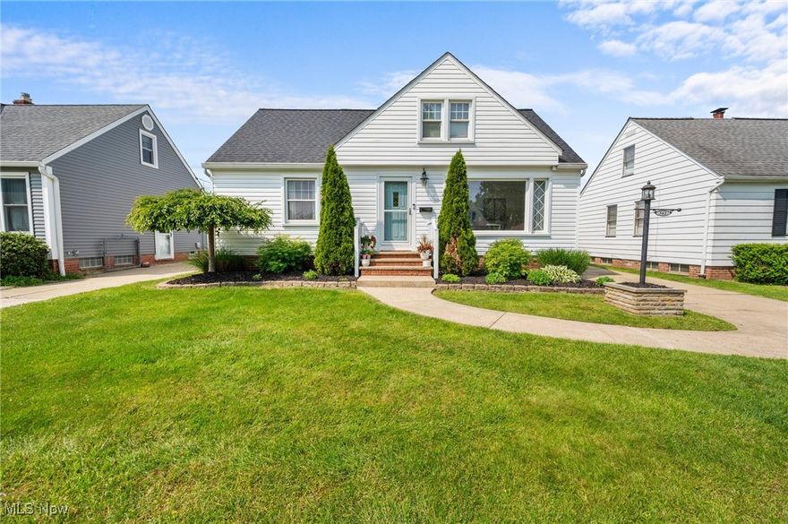 This beautifully updated 4-bedroom, 2-bath Master Bungalow offers the perfect blend of charm, style, and thoughtful upgrades. Step inside to find original hardwood floors and a bright, open layout. The freshly updated Kitchen features refinished cabinetry, new countertops, an oversized stainless steel sink, glass tile backsplash, and stainless steel appliances (2020). The adjacent Family Room invites you to relax by the stone wood-burning fireplace, with access to the oversized deck with pergola, stone paver patio (2022), and fully fenced backyard. Two bedrooms and an updated full bath complete the main floor, while the second level offers two more spacious bedrooms and another full bath—ideal for guests, family, or a home office setup. The second floor has a second full bathroom, and two more bedrooms! The finished basement is made for entertaining with the large Recreation Room featuring a functioning wet bar. There is also a bonus room, and a dedicated laundry/utility area. Updates include a new roof (2020), vinyl siding (2024), Anderson vinyl windows (2019), high-efficiency furnace (2018), electrical panel (2015). Additional highlights: new baseboards in the Living Room, Family Room, Kitchen, and main floor bath. This home is truly move-in ready and full of possibilities.