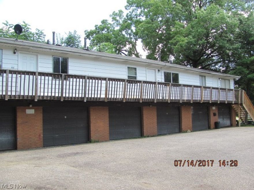 Eight apartments on two lots and three buildings. All apartments are two bedrooms. Two buildings have basements.
One has 6 garages.