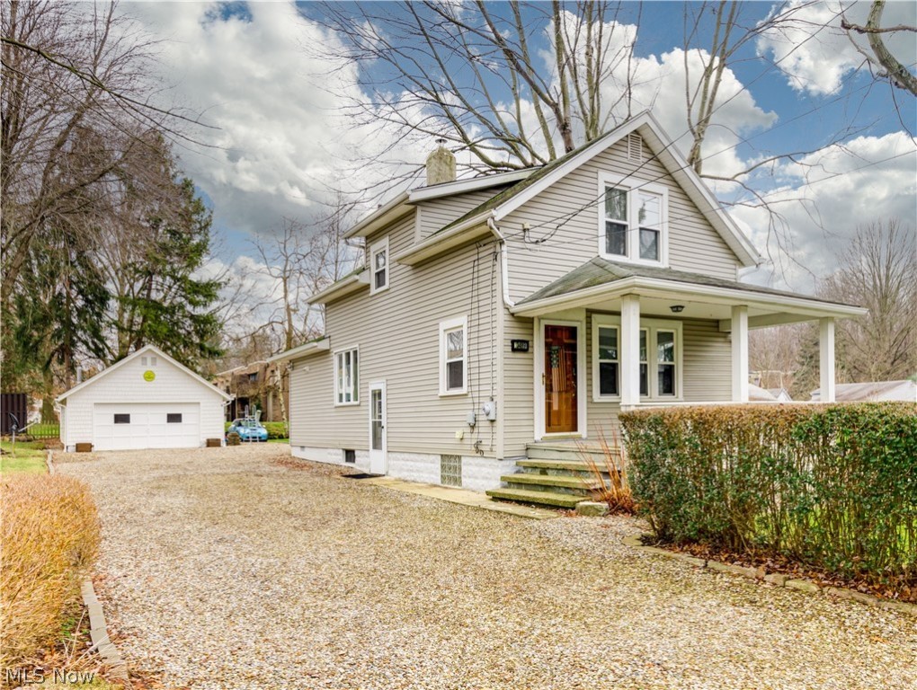 Don't miss this chance to stop paying rent! This charming cape is in the heart of Stow and is ready for you to move in and enjoy. Many major updates include new drywall throughout house (walls and ceilings), insulation added to walls and in attic, Lifeproof vinyl plank flooring installed in living room and dining room is 100% waterproof, tile flooring installed in kitchen, updated bath, deck, central air and sump pump. An inviting front porch, large deck, spacious yard and two car garage are other amenities included with this wonderful home. Interest rates at low. It is a great time to buy. Call for your private showing today.