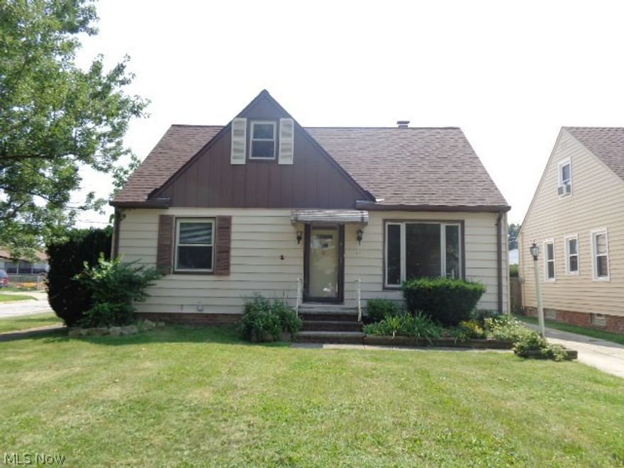 3 bedroom Cape cod located off Broadview Rd close to shopping and highway access. Newer neutral carpeting, interior freshly painted, outside deck painted, newer garage door and more!  Nice corner lot with great finished rec room and bar in lower level.  This is a Fannie Mae HomePath property!