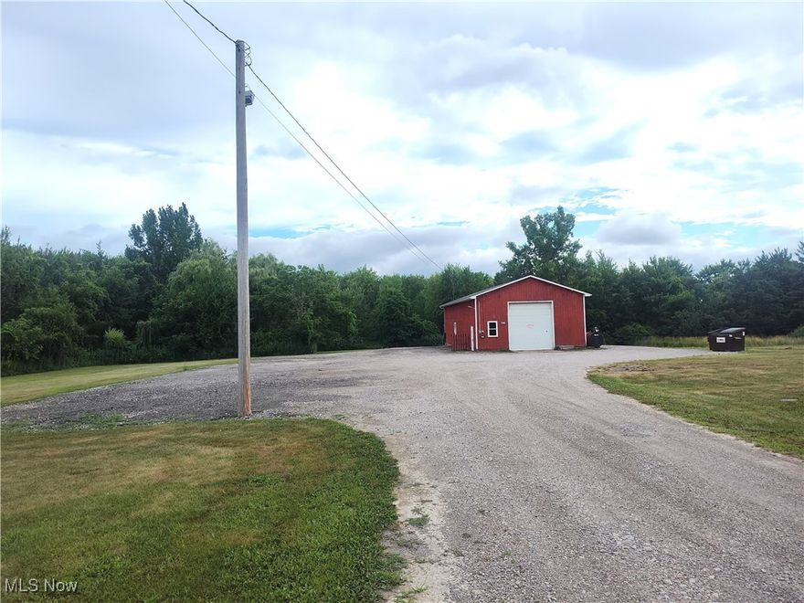 Rare opportunity with plenty of options with this 3.8-acre parcel of land and 30'x60' pole building. Located just off Route 7 right behind Truck World this 3.8-acre parcel is zoned B-1 industrial per City of Conneaut zoning dept and is in the highway business district with the possibility of being zoned residential. The 30'x60 pole building was constructed in 1990, has electric service, a concrete floor, shelving and is great for storage or a workshop. A 16-18 foot well has been dug that provides plenty of water. If you have been looking for storage, a workshop or land for your dream home with easy highway access then this property is for you! Call today for your personal tour!!