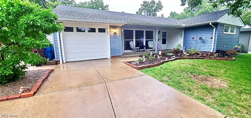 One floor living! 3 bedrooms, 2 full baths, an updated ranch with fully fenced in yard! Great sized kitchen with amish oak cabinets, vinyl flooring, newer appliances and a breakfast bar. Family room addition with vaulted ceiling, architectural windows and sliders leading out to deck and beautiful private yard with a "to die for" views during all the seasons! Good sized dinning room that's open to the kitchen and living area for a great flow throughout the home. Nice size master bedroom with double closets. Newer windows and roof throughout. Large laundry room with Amish oak pantry cabinets that's accessible to the garage and off the kitchen. All kitchen appliances stay (washer and dryer with a good offer). Freshly paint throughout with a 1 car attached garage and double wide driveway for ample parking. Located right by Lexington Park and and Shoppes of Parma this home is nestled in a perfect location with great scenery around.