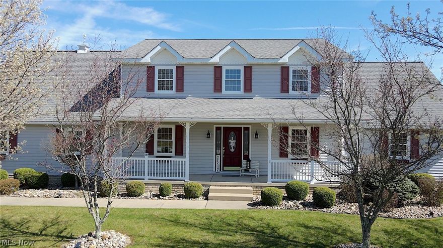 Captivating 2 story home nestled in a lovely country setting with 2 acres. The huge back deck is perfect for entertaining guest or if you just want to relax with enjoying the stunning views and landscaping. As you enter the home you are welcomed into a beautiful foyer with gorgeous original woodwork, you will also find a large first floor family room in additional the the formal living room. Enjoy family time around the beautiful gas log fireplace in the living room. The alluring kitchen has loads of cabinet space and there is a formal dining room. The home features 4 bedrooms with 2 of them being an owner's suite, one located on the first floor and one on the second floor making this your perfect forever home. The home has an abundance of closet space plus a large dressing room off the second floor owner's suite. Need room for all your cars, lawn equipment, and ATV/UTV's? There is plenty of room with a 3 car attached garage, 3 detached garage, and lots of paved area to park in driveway.