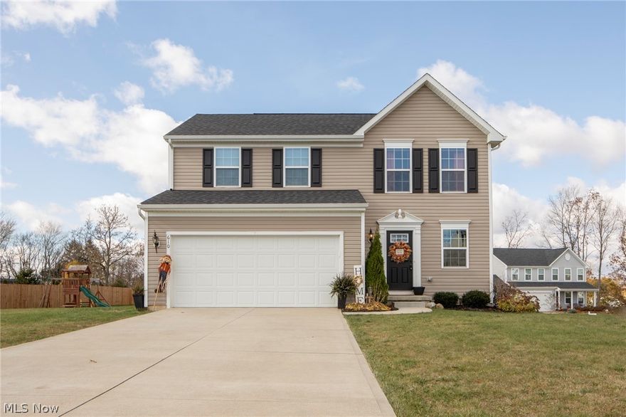 Welcome home to this fantastic newer colonial situated on almost half an acre.  The open floor plan of the first floor offers a large living room, a fully applianced kitchen and morning room with a door leading to the deck.  An area right off the garage allows for the perfect mudroom and a half bath round off the first floor.  Upstairs is an oversized master suite with walk-in closet and full bath.  Two other bedrooms with ample closet space, an additional full bath and a conveniently located laundry room complete the second floor.  The unfinished basement is awaiting your finishing touches if so desired, already pre-plumbed for a full bath.   The larger corner lot offers plenty of play area and outside entertaining space.  Don’t wait to see this great home!
