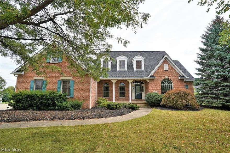 View the link above to take a virtual tour!  Unbelievable space in this golf course home! The lowest price per sqft for golf course frontage in the entire neighborhood! This is your opportunity to grab a deal and make amazing! If you need 6 bedrooms, it's here...or use one of the first floor bedrooms as an office! Situated on the 6th green of Roses Run Golf Course in Pambi Farms, this large home is a delight! If you like wood floors, you will like that this entire first floor is all wood, except the tile in the lovely sun room! With a few additional personal touches, plus the cherry cabinets, center island, and the 2-sided fireplace will have this being an amazing entertaining kitchen! Attached to kitchen is a vaulted morning room with sky lights! The home features a first floor master w/updated master bath, another first floor bedroom with another full bathroom, 2 bedrooms on the second floor with another full bathroom, and then a massive finished basement with 2 additional rooms that