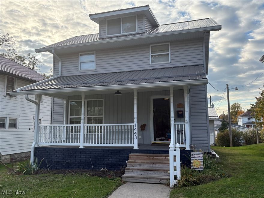 This unique property with 2 houses on 1 lot! Lots of updates have been done, and new metal roofs on both properties. Front house has a large bedroom upstairs and a full bath with jetted tub and walk-in shower. Also, large double closets. Main floor has large living room, dining area, and fully appliance kitchen. Laundry room is on the main floor and also 1/2 bath. New metal back door leads to a fenced deck area. Back house is open concept, built in 2012, 1 bedroom, bath with walk in shower, fully appliance kitchen. Garage under 2nd house has 2 new garage doors. Also new LED lights.