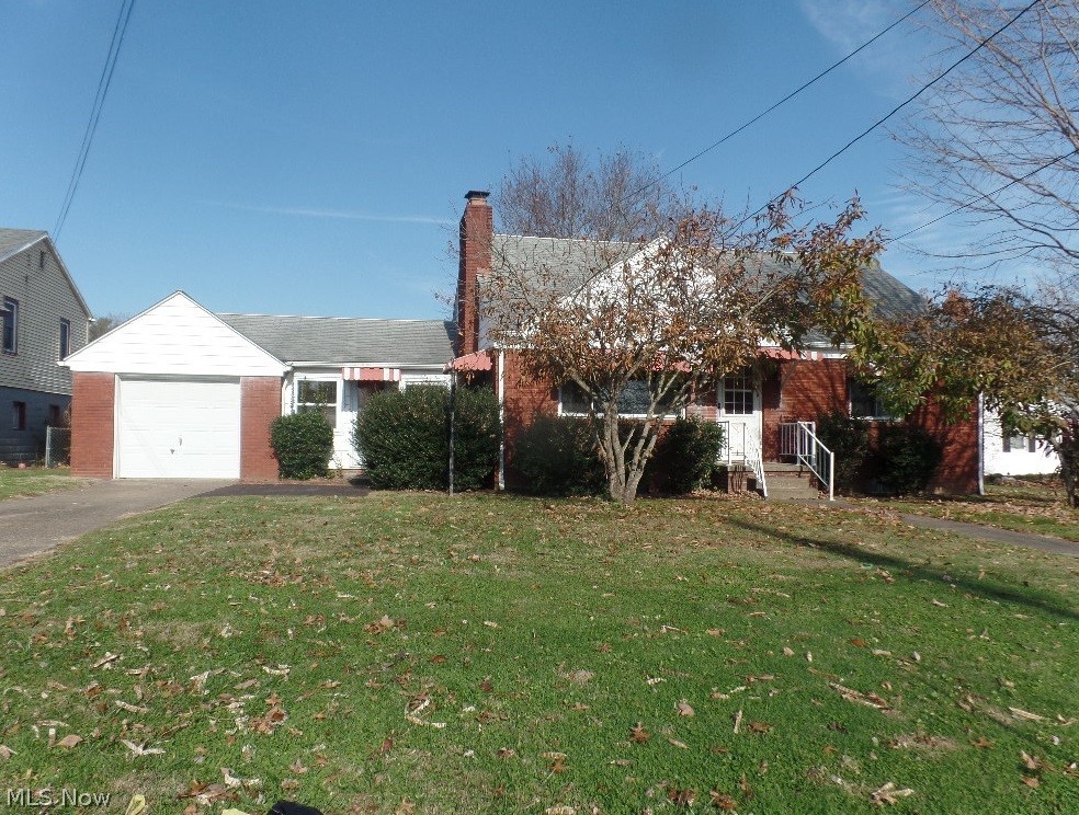 This home has 2 bedrooms on main floor and 3rd bedroom is upstairs with a full bath up there. There is a large basement area that has finished ceiling, but owner is redoing the floor at present time. Also, has a toilet and sink in basement. Enclose back porch with large fenced in back yard.